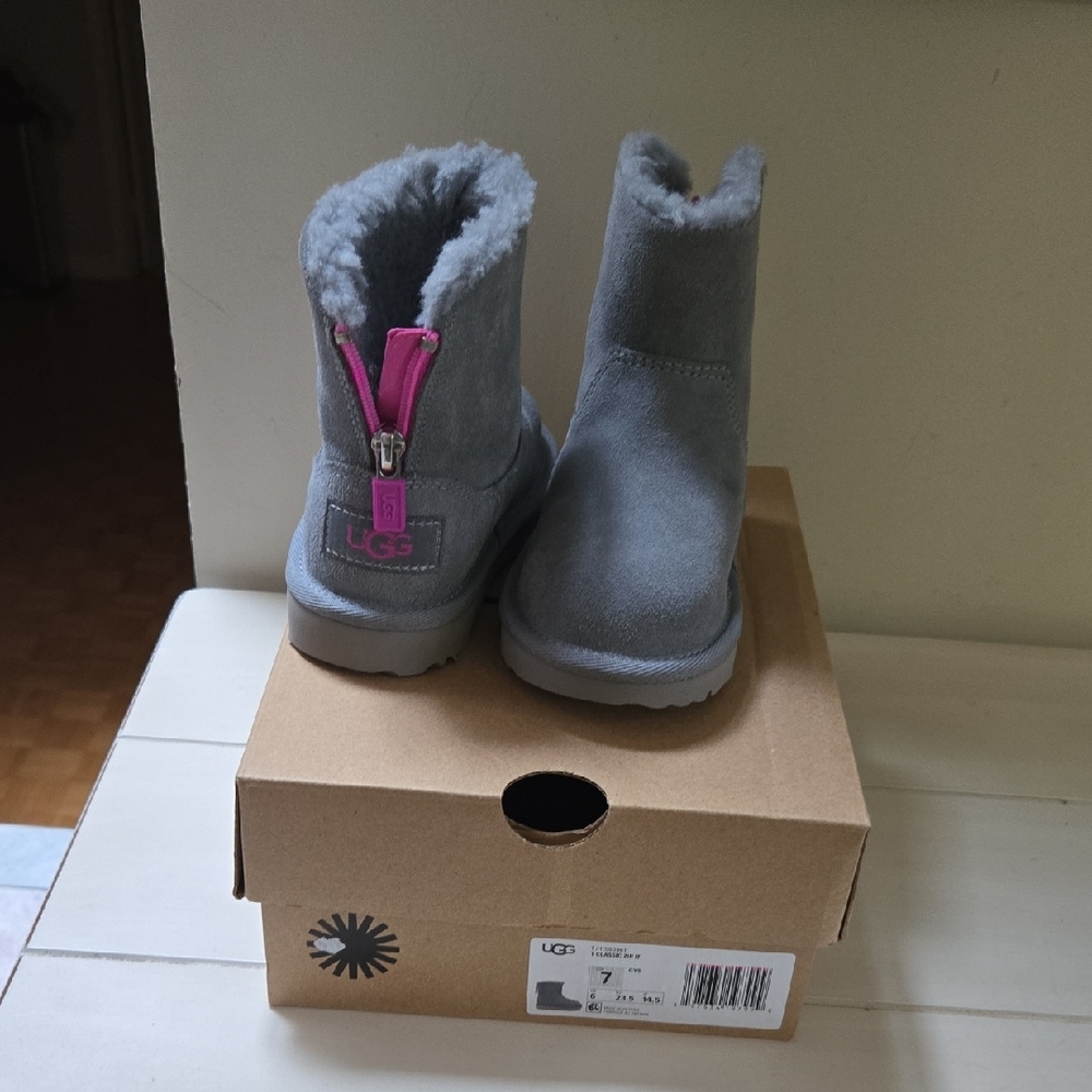 UGG Kids Boots with Pink Accent